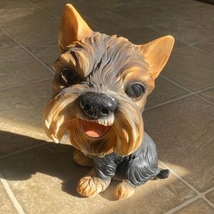 Yorkshire Terrier Yorkie Dog Realistic Garden Home Office Decor